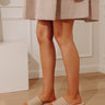 The Pismo Raffia Woven Platform Sandal in Natural Image - 1