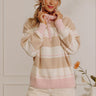 Modern Line Knit Stripe Sweater Image - 1