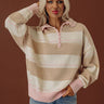 Modern Line Knit Stripe Sweater Image - 1