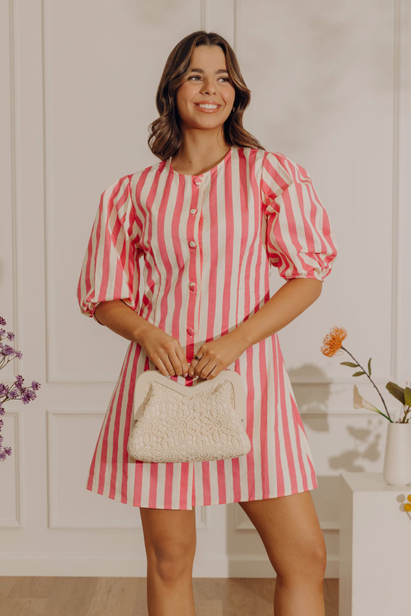 Pretty Little Stripes Mini Dress Image - 1