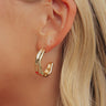 Chic A La Mode Hoop Earrings Image - 1
