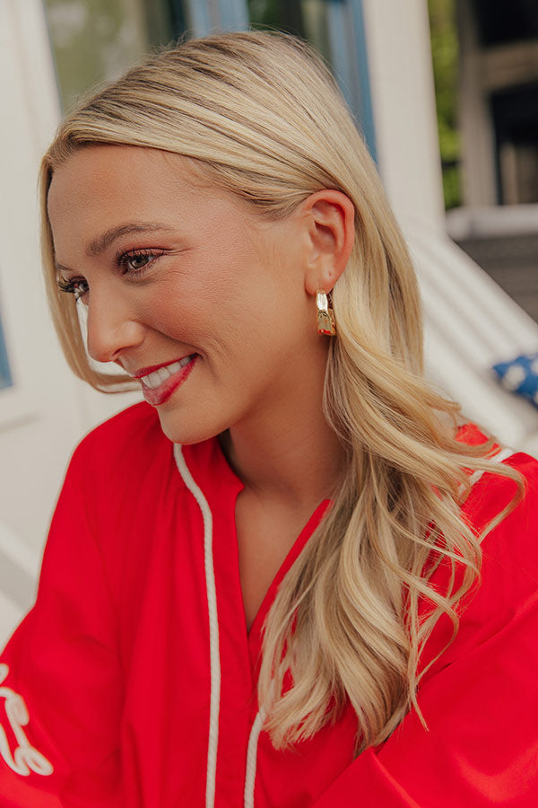 Chic A La Mode Hoop Earrings Image - 2