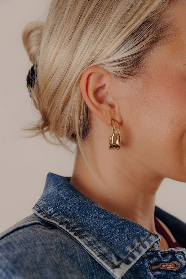 Chic A La Mode Hoop Earrings Image - 1