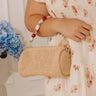 Rachel Straw Woven Purse in Natural Image - 1