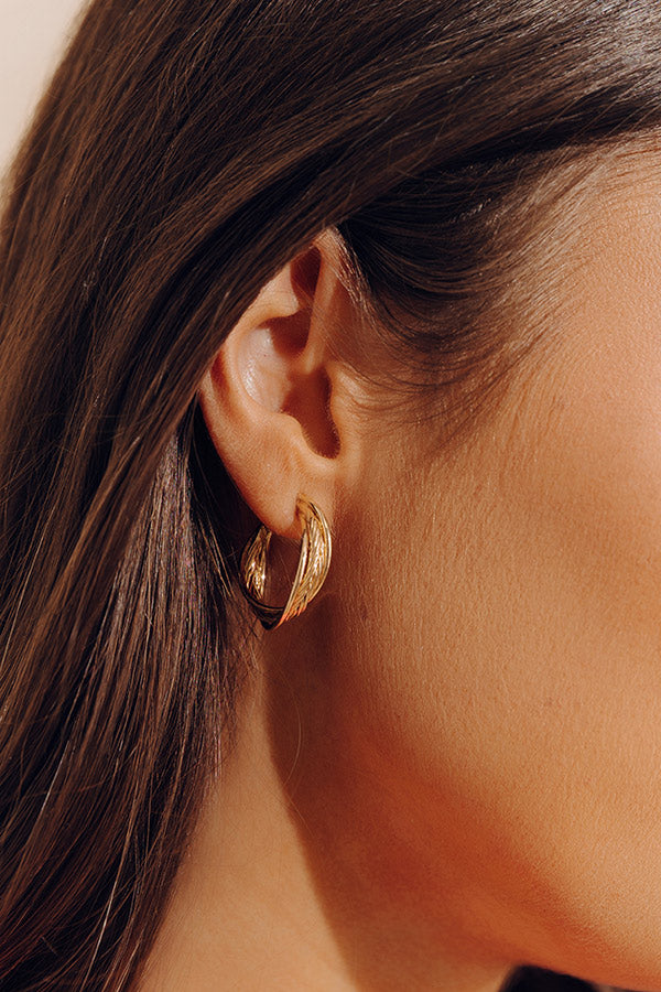 Always in Style Hoop Earrings Image - 2