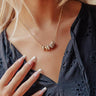 Daily Luxe Essential Charm Necklace in Rhinestone Image - 1