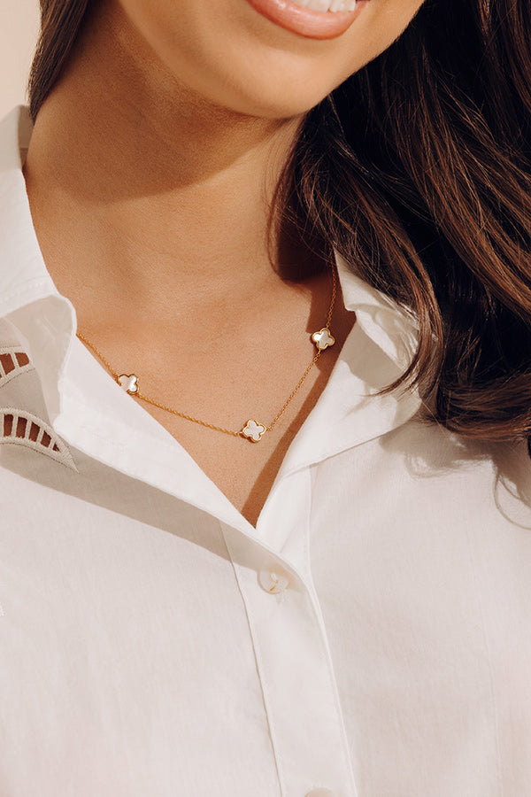 Gentle Glow Dainty Necklace Image - 1