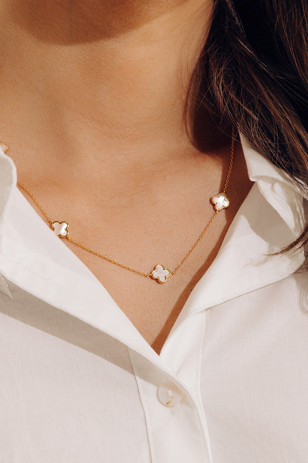 Gentle Glow Dainty Necklace Image - 2