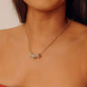 Daily Luxe Essential Charm Necklace in Pearl Image - 1