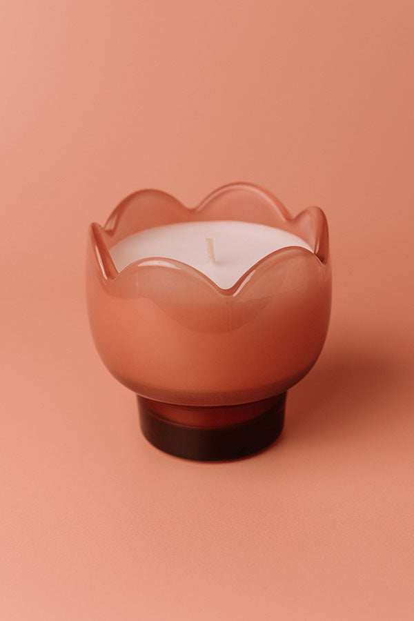 Paddywax Tulip Glass Candle in Cactus Flower Image - 3