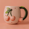 Mon Cheri Hand Painted Stoneware Mug Image - 1