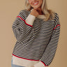 City Line Stripe Knit Sweater Image - 1