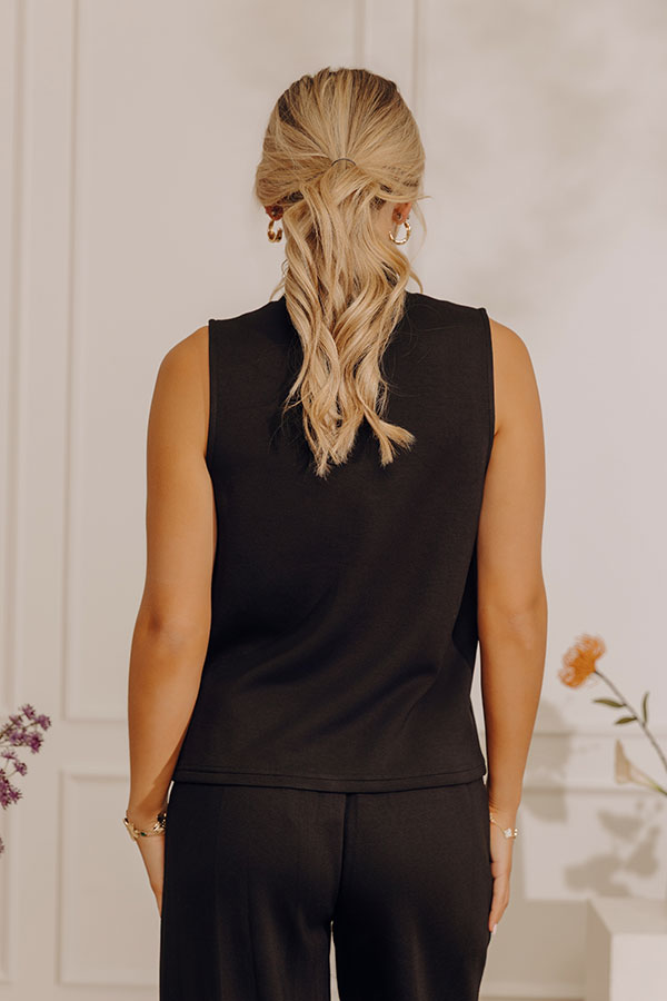 First Class Charm Top in Black Image - 3