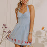 Coastal Crush Embroidered Mini Dress Image - 1