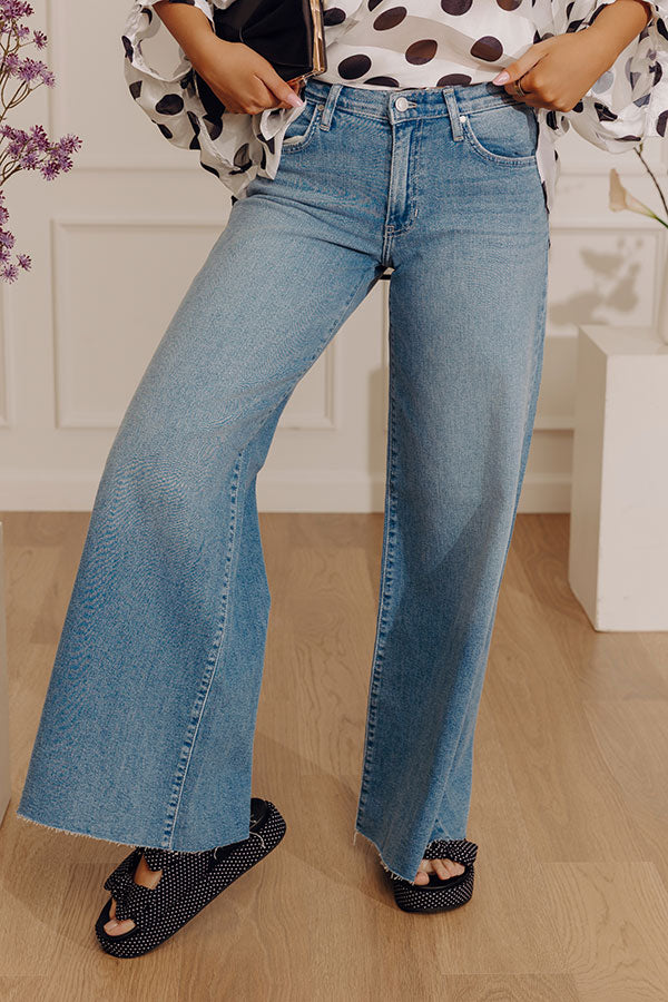 JUST USA Darla Midrise Super Wide Leg Jeans