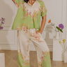 Tuscany Charm High Waist Floral Pants Image - 1