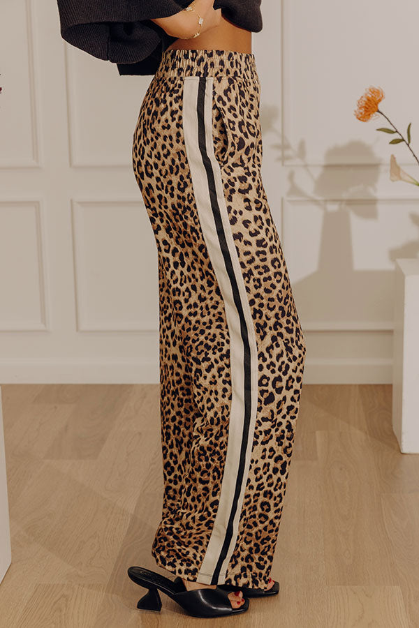 The Viola High Waist Leopard Pants Image - 3