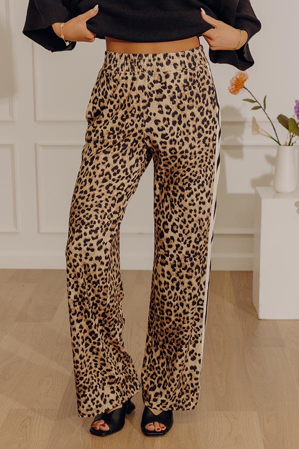 The Viola High Waist Leopard Pants Image - 2