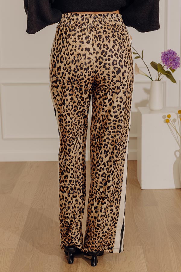 The Viola High Waist Leopard Pants Image - 4