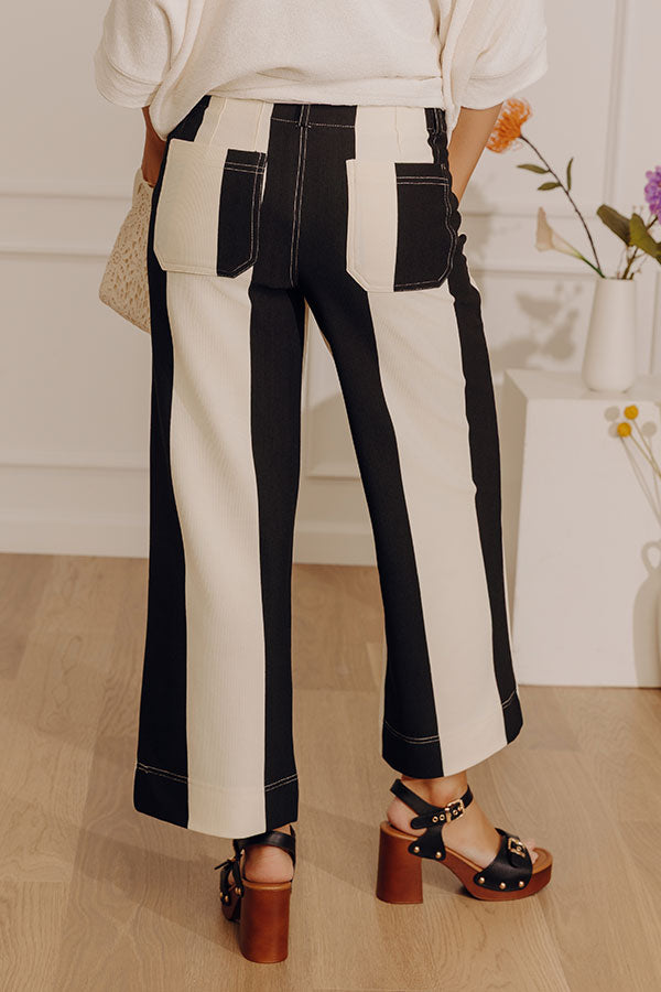The Sally High Waist Cropped Wide Leg Pants Image - 3