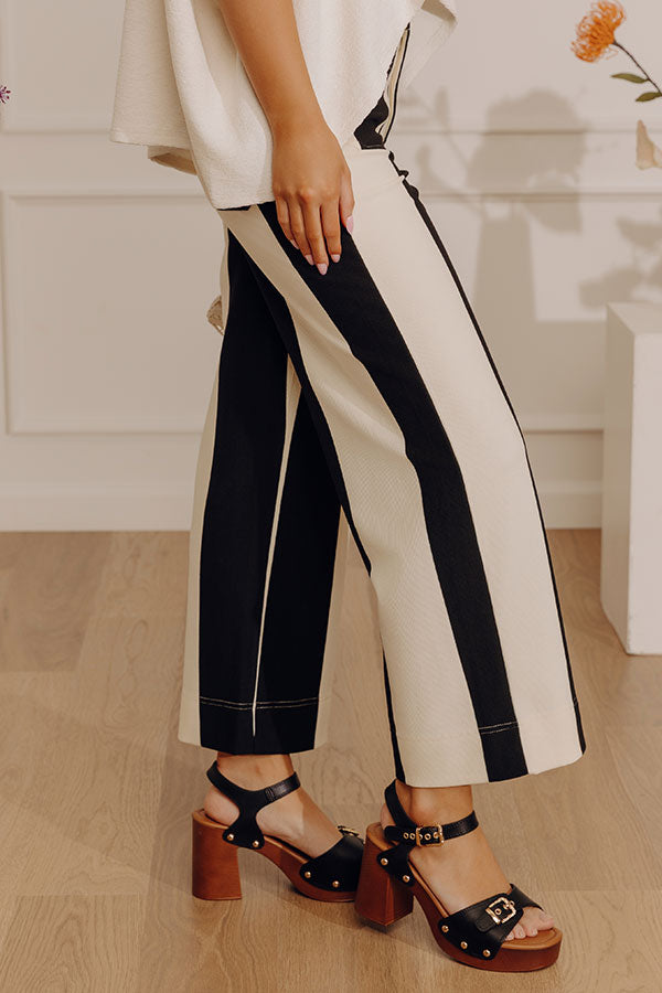 The Sally High Waist Cropped Wide Leg Pants Image - 2