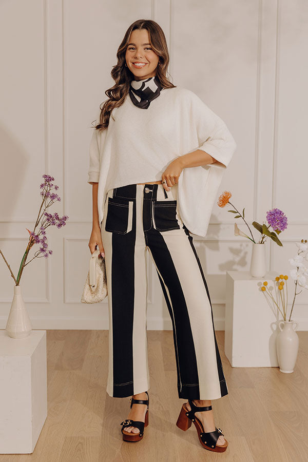 The Sally High Waist Cropped Wide Leg Pants Image - 4