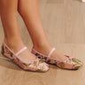 The London Floral Jacquard Ballet Flats Image - 1