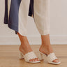 The Holland Pearl Embellished Raffia Heel Image - 1