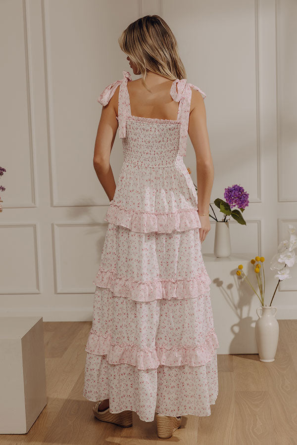 Grace In Bloom Floral Tiered Maxi Dress Image - 5