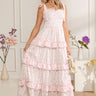 Grace In Bloom Floral Tiered Maxi Dress Image - 1