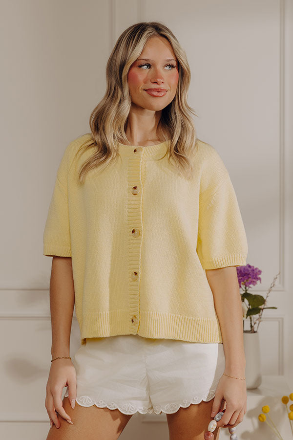 Sunday On The Patio Knit Sweater Top Image - 1