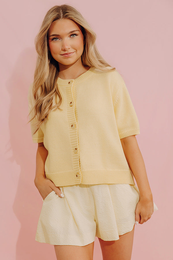 Sunday On The Patio Knit Sweater Top Image - 3