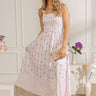 Sweet Fields Floral Smocked Midi Dress Image - 1