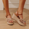 The Evonny Floral Espadrille Wedge Image - 1
