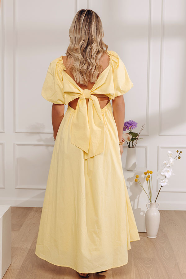 Darling Touch Poplin Maxi Dress Image - 3