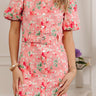 Darling Details Floral Button Down Mini Dress Image - 1