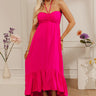 Cheerfully Chic High-Low Midi Dress Image - 1