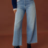 JUST USA Natalia High Waist Wide Leg Jean in Light Wash Image - 1