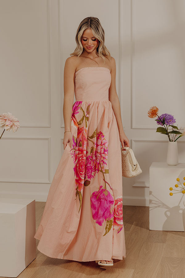 Gentle Grace Floral Maxi Dress Image - 3