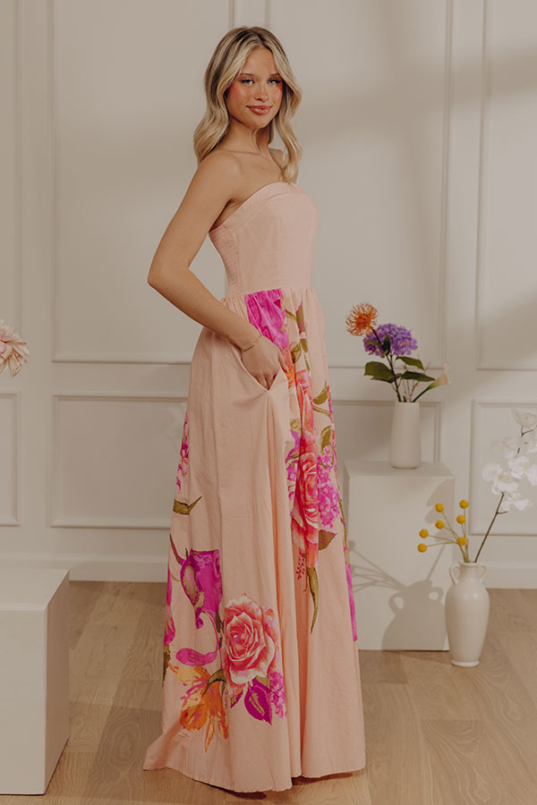 Gentle Grace Floral Maxi Dress Image - 4