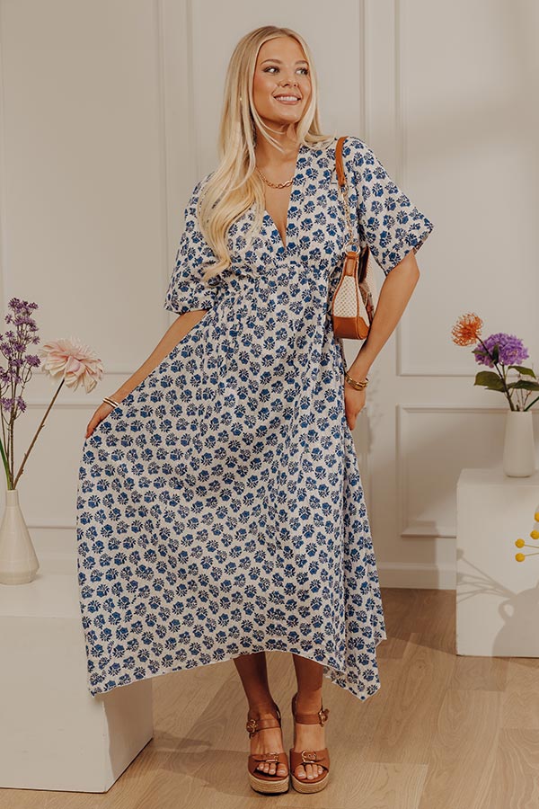 Dreaming in Florals Midi Dress Image - 2