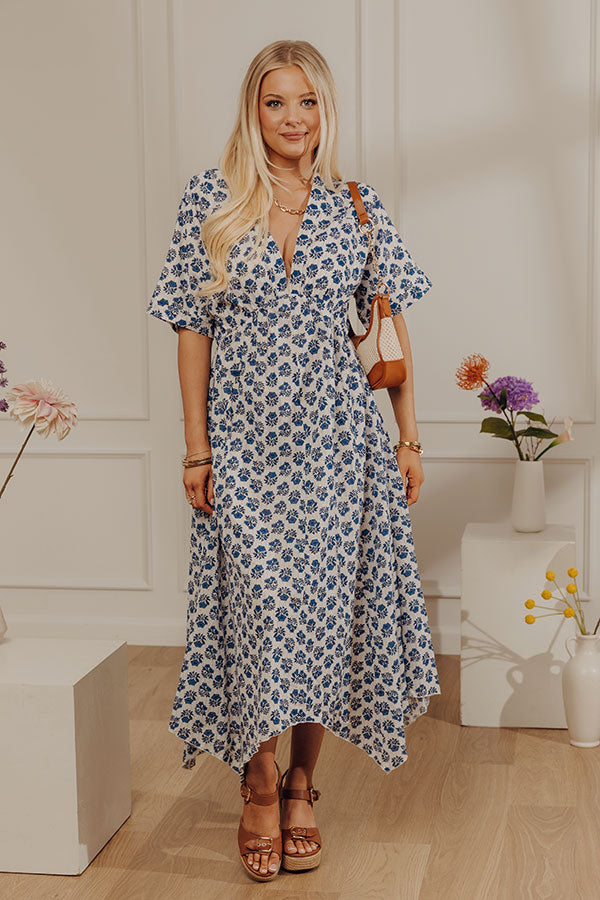 Dreaming in Florals Midi Dress Image - 1