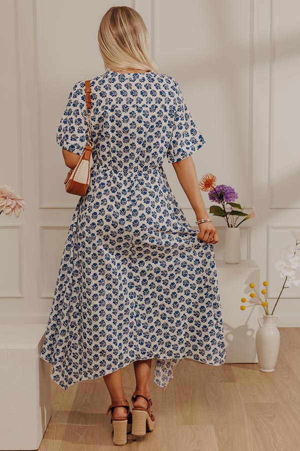 Dreaming in Florals Midi Dress Image - 4