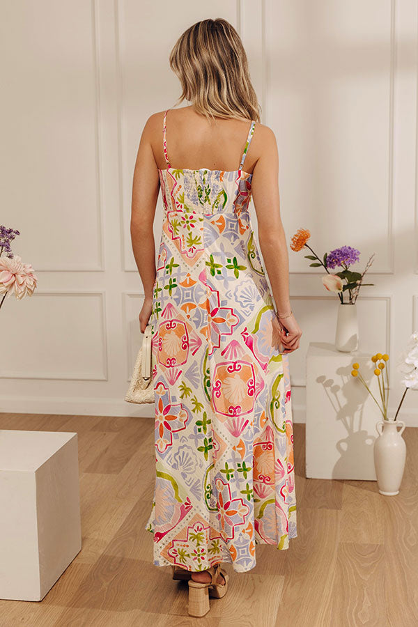 Palm Trees And Paradise Midi Dress Image - 4