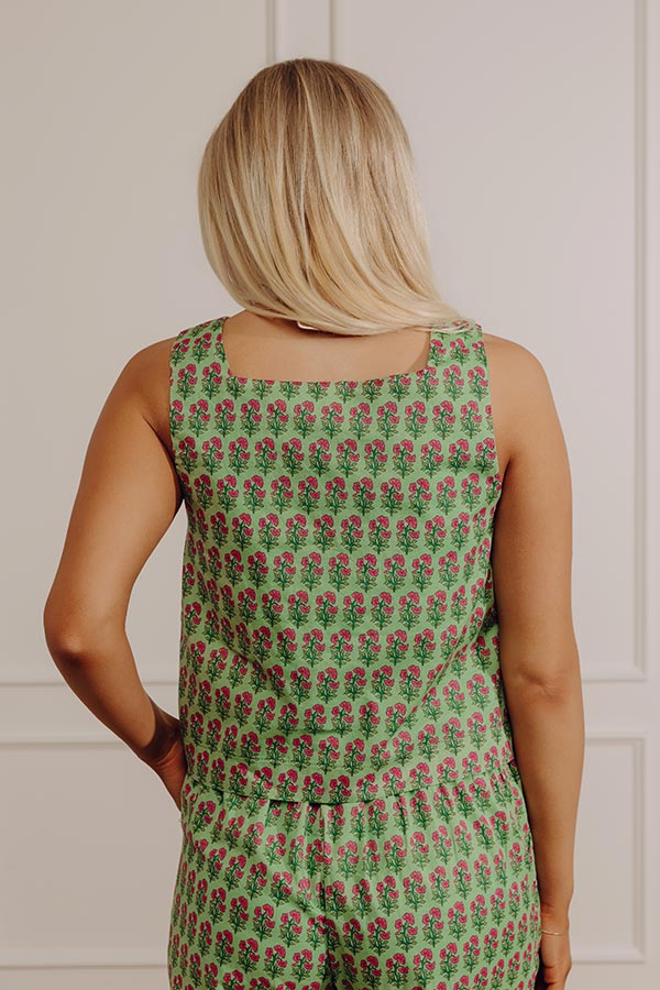 Perfect Petals Floral Button Up Top Image - 3