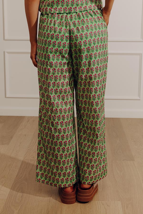 Perfect Petals High Waist Floral Pants Image - 4