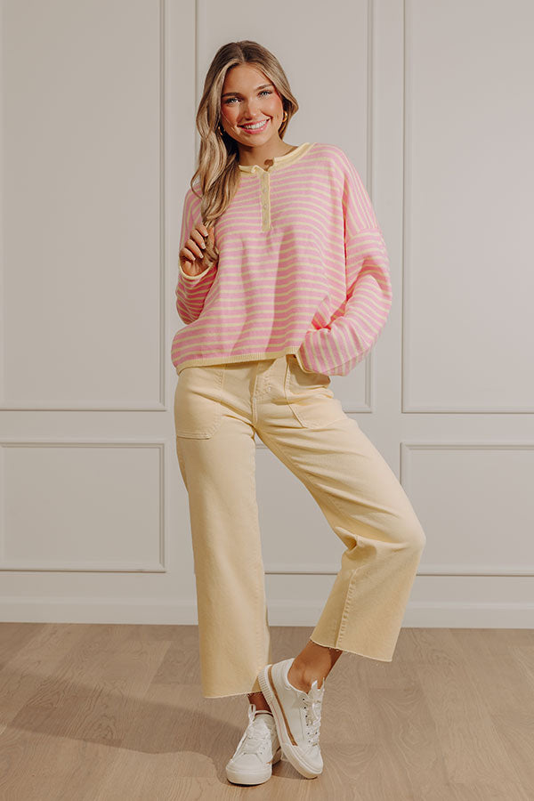 JUST USA Lucy High Waist Wide Leg Cargo Jean Image - 4