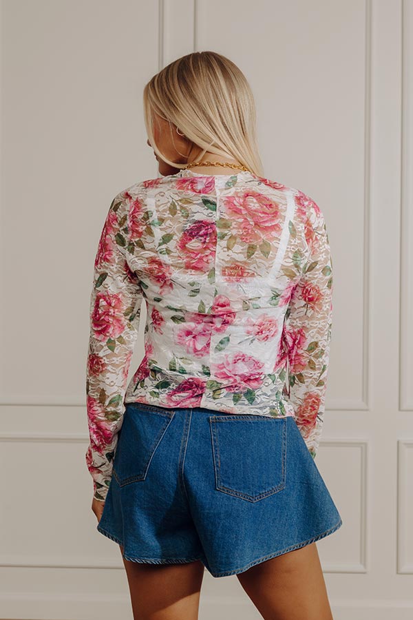 Rose Garden Chic Lace Top Image - 4