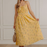 Sweet Meadows Floral Midi Dress Image - 1