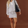 Spotted Around Town High Waist Mini Skirt Image - 1